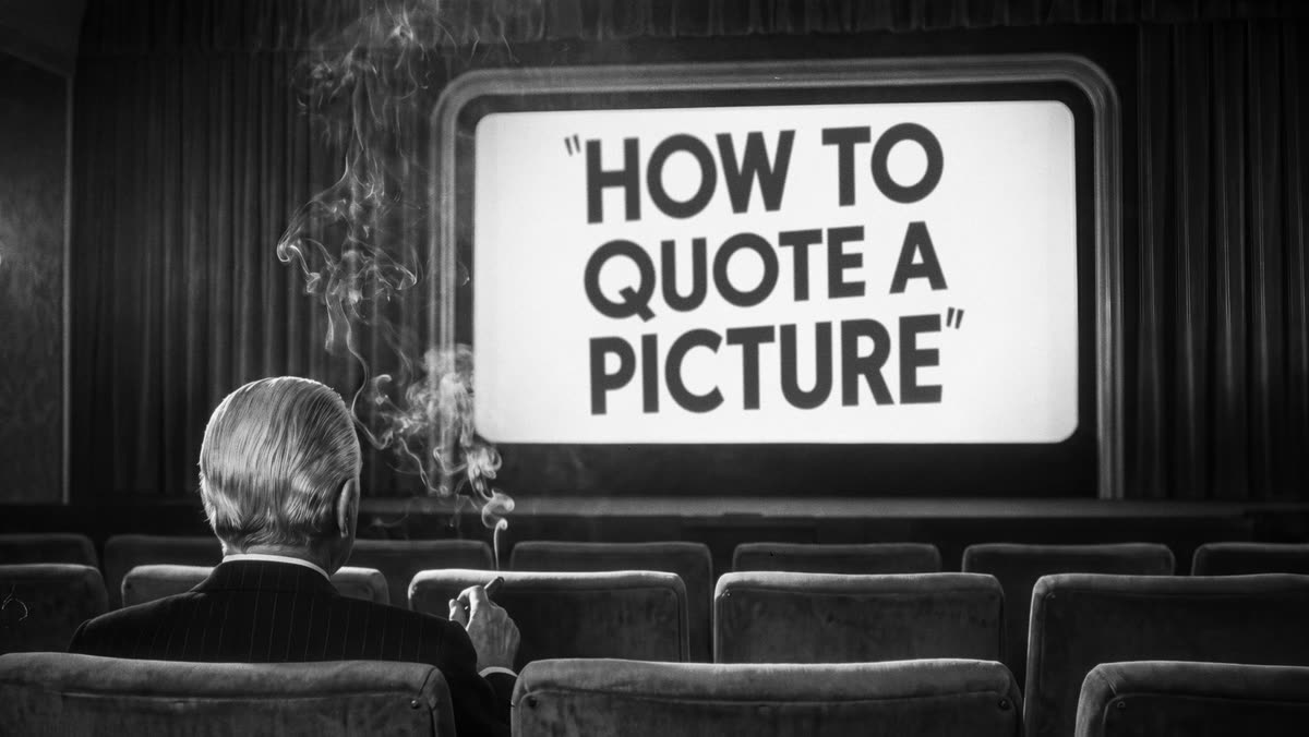 How to Quote a Picture, the full explainer