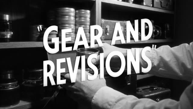Gear and Revisions — Swap the camera package and every dependent cost updates with it.